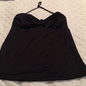 Mossimo black tankini used med
